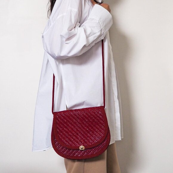 Vintage Weave Clyutch Shoulder Bag - Picture 1 of 2